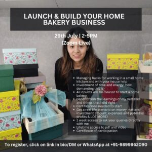 Kickstart & Optimize your Home Bakery Workshop